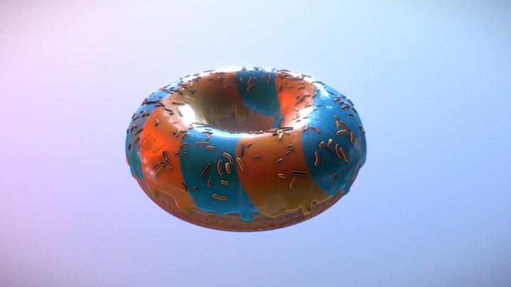 Donuts 1c 3D Model