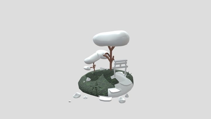 Mini island 3D Model