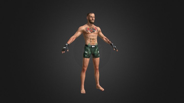 Connor Mc Gregor 3D Model