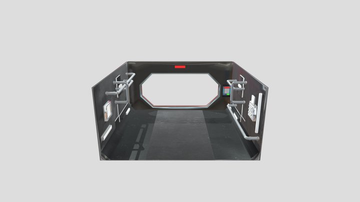 Space Corridor 3D Model