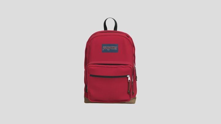 Right Pack Red Tape 5XP 3D Model