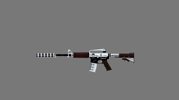 m4a1_s CHECKMATE 3D Model