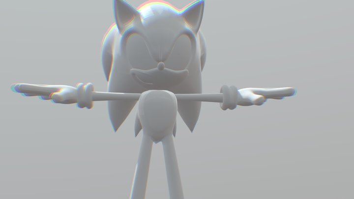 Sonic the Hedgehog 3D Model