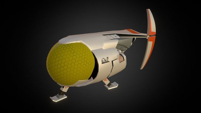 ICAR_Spaceship 3D Model