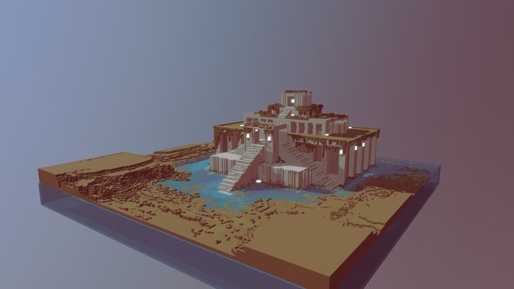 ziggurat 3D Model