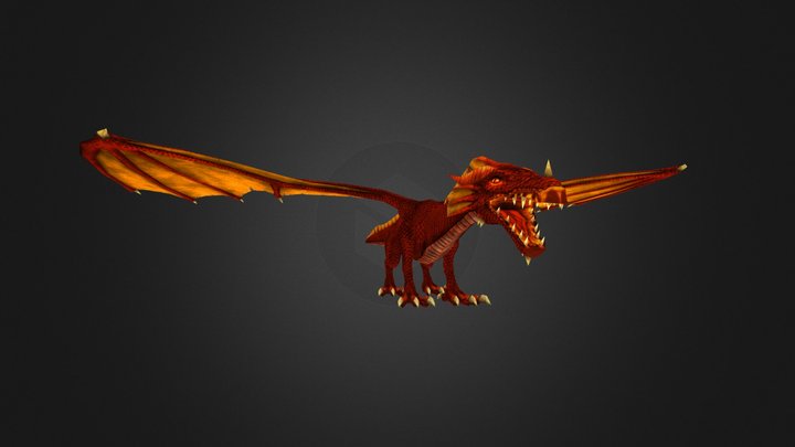 Red Dragon 3D Model