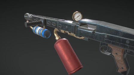 MG42 Flammenwerfer 3D Model