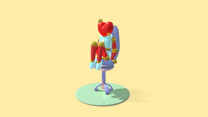 Heart - Robot 3D Model