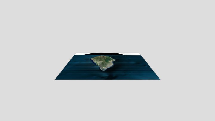 Isla de La Palma, Canarias 3D Model
