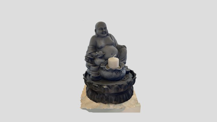 Buddha Candle Holder 3D Model