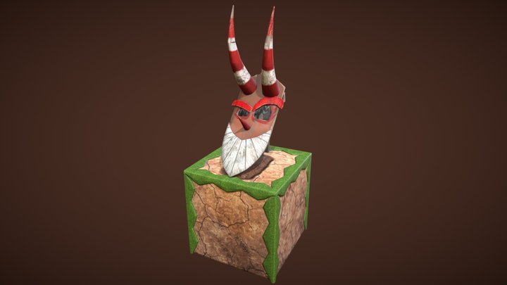 Bouclier de Maskemane le Zobal 3D Model