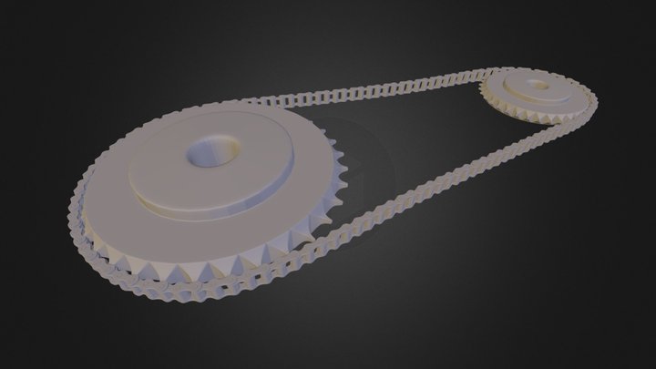 Bicycle Chain 3D Model
