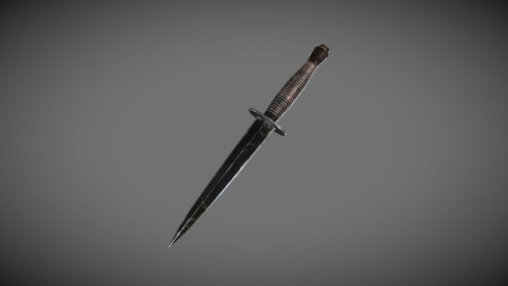 Commando Dagger 3D Model
