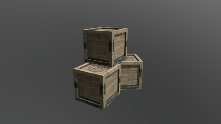 Prop Crates 3D Model