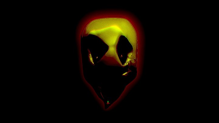 whistle occurence melted face (OG) 3D Model
