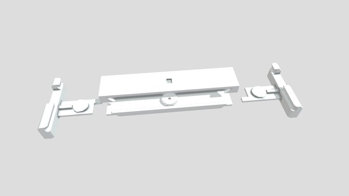 Retractable Ipad Joy-cons Holder - Open 3D Model