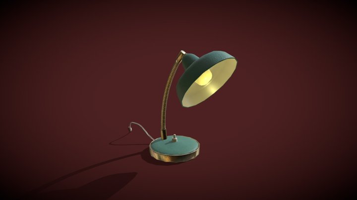 Green Lamp 3D Model