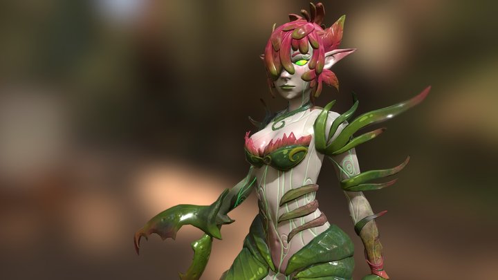 Neaya, Child of Forest 3D Model