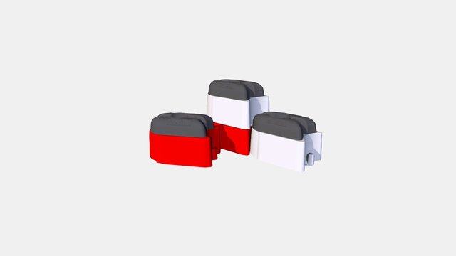 Road Rock - Stacked 3D Model