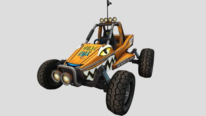 Dune Monster Fox Buggy 3D Model