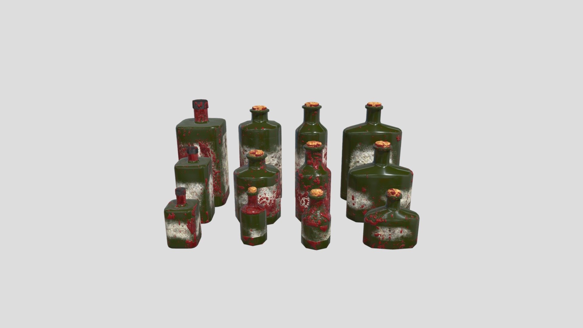 Yellow bottles