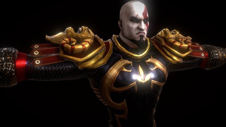 kratos GOW 3D Model