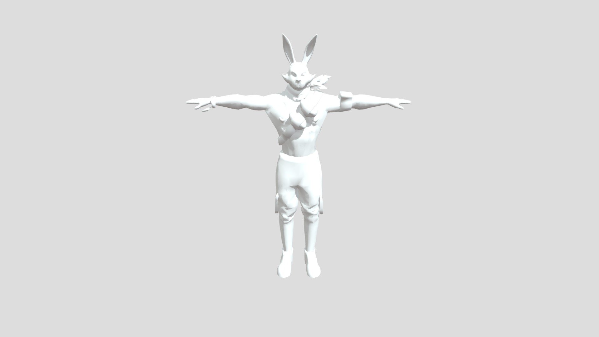 Buny T-Pose - Download Free 3D model by alamasraful441 [4b28a85 ...