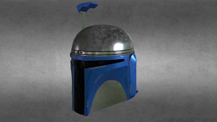 Jango Fett Helmet 3D Model