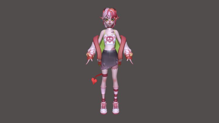 DevilGirl 3D Model