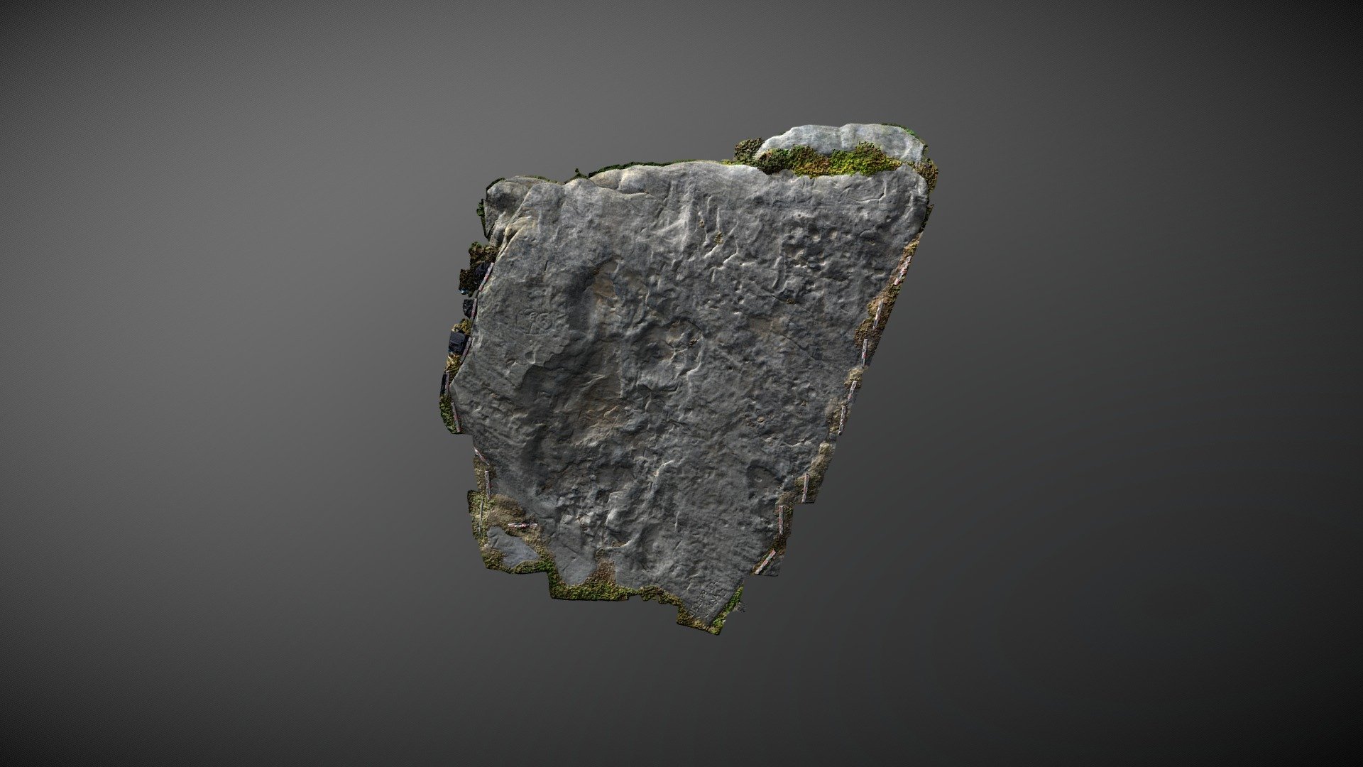 Hangingstone - central (2013) - 3D model by England's Rock Art Archive ...