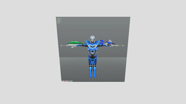 Kamen rider Eden 3D model 3D printable