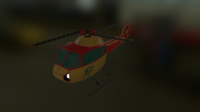 Helicopter2 3D Model