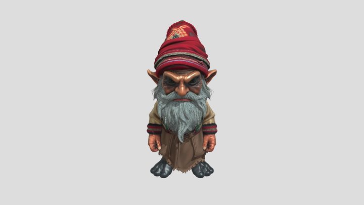 Scary gnome 3D Model