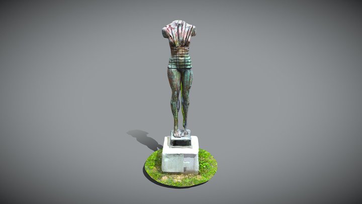 LiDAR scan of Anton Smit's "But I Fly" statue 3D Model