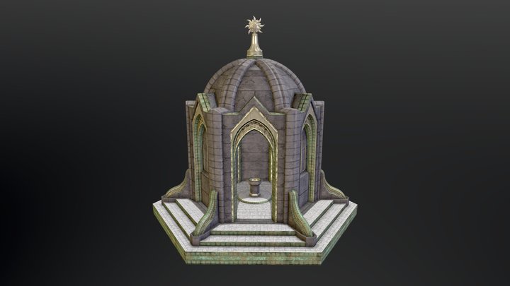 Wayshrine. (Re-creation) 3D Model