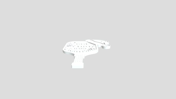 Dink the Halls with Pickleballs Ornament 3D Model