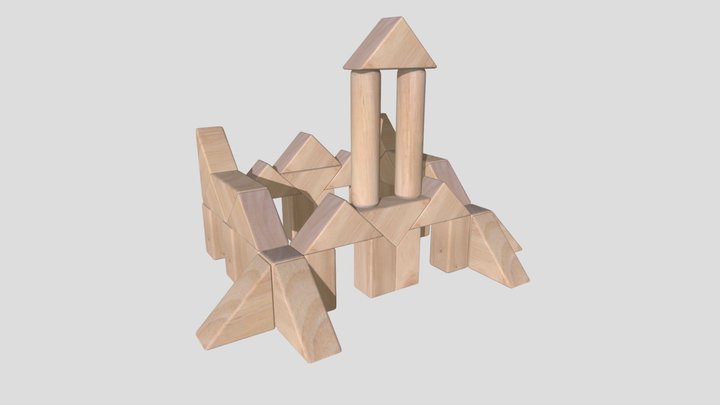 Unit block intermediate 3D Model