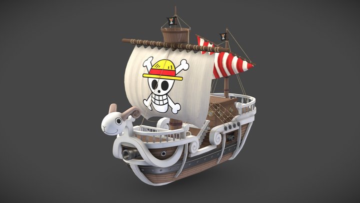 The Going Merry (One Piece) - Game Ready 3D Model