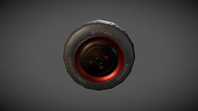 Homework 1 Low Poly Tire 3D Model