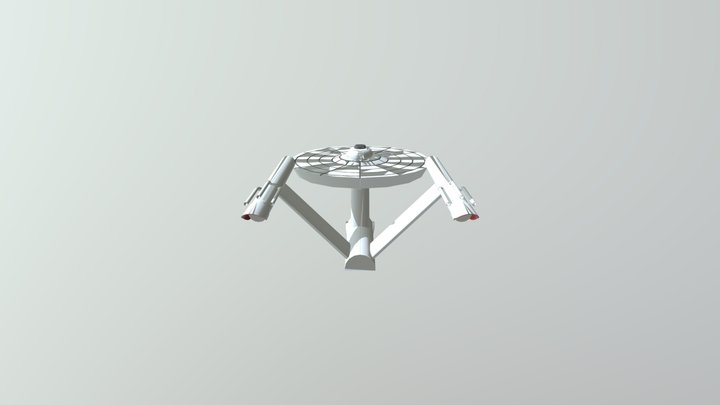 Raumschiff Animiert 3D Model