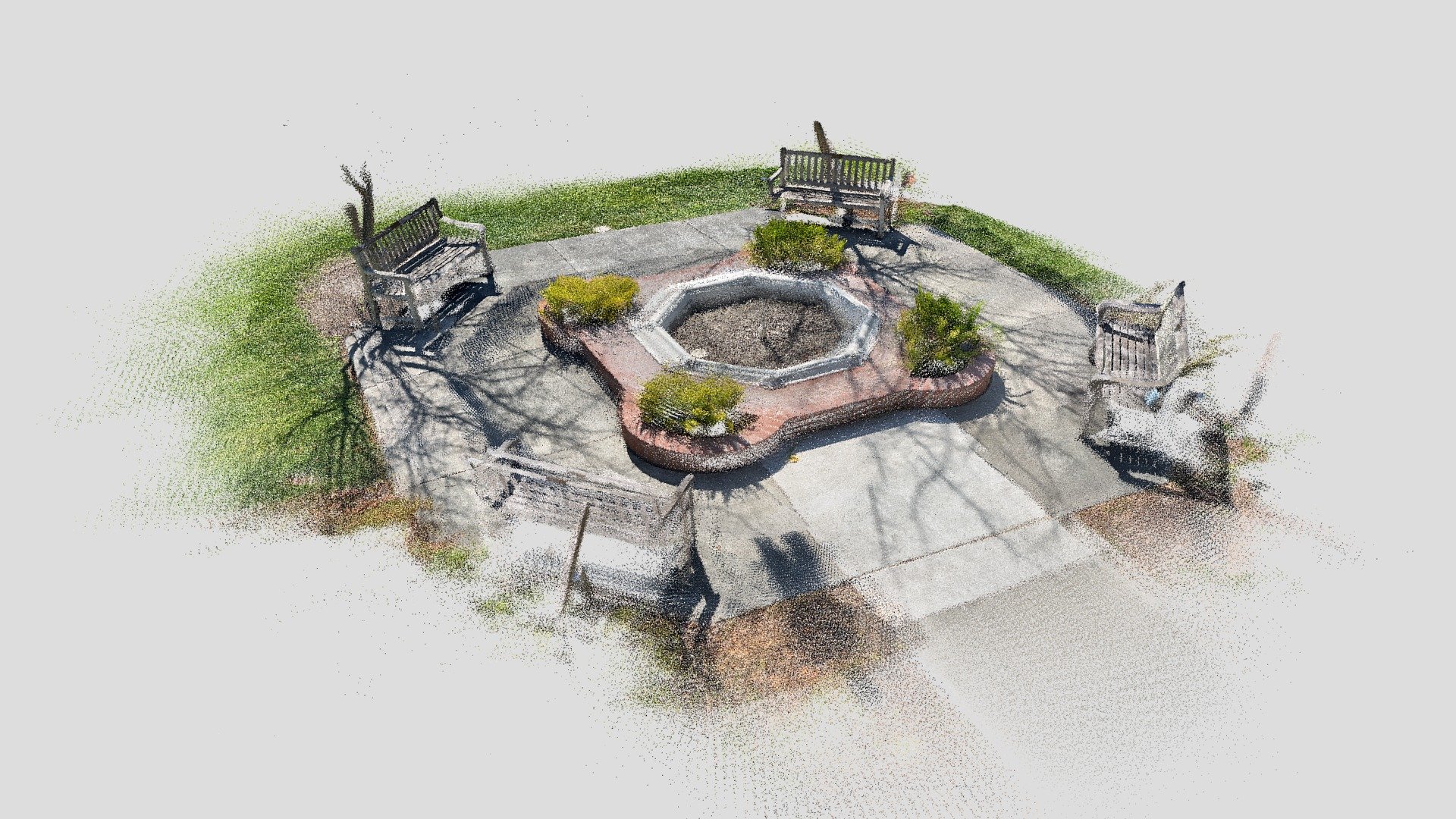 Day 87: Park (point cloud) - 1scanaday