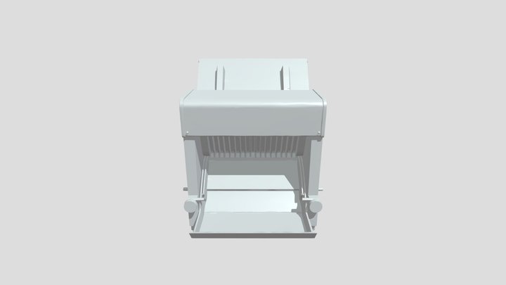 Commercial bread slicer machine 3D Model