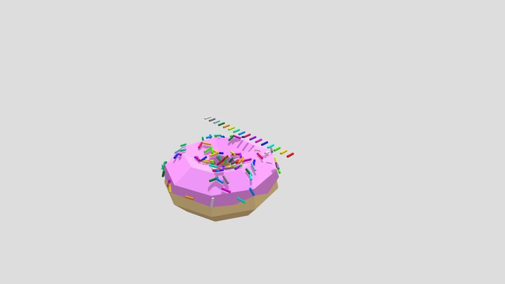 Donut 3D Model