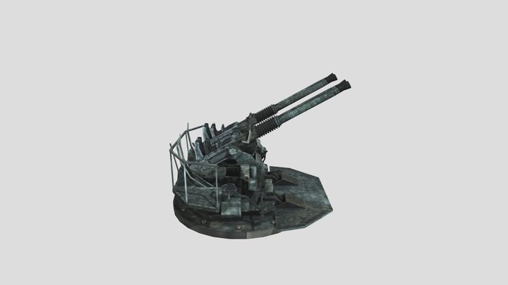 Drum artillery 3D Model
