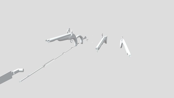 Guts and Blackpowder Infantry Rifles 3D Model