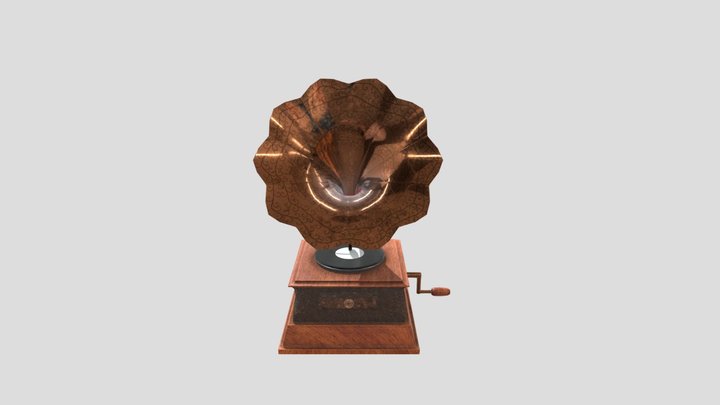 GRAMAPHONE 3D Model