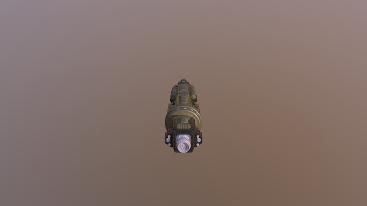 Mining Vessel WIP 3D Model