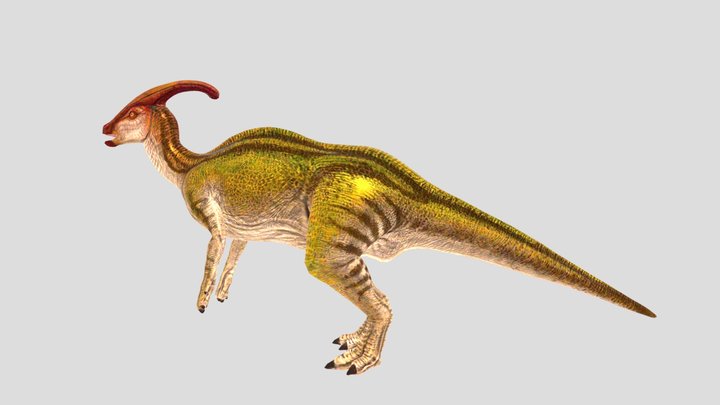 JWCC Yellow Parasaurolophus – Modello 3D gratuito STL