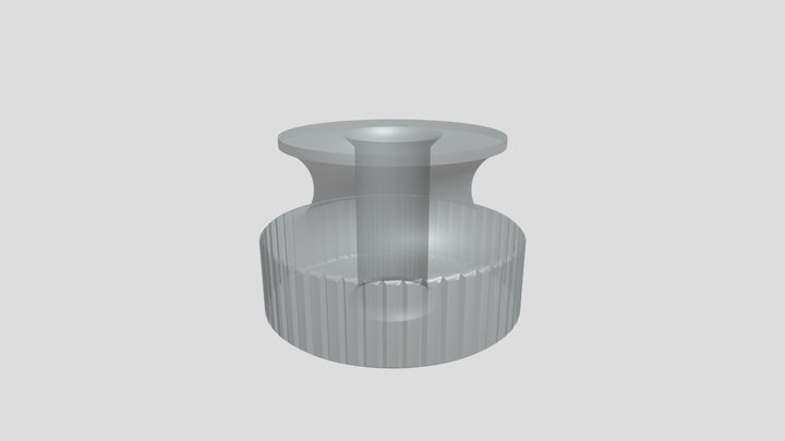 Knurled Nut 3D Model