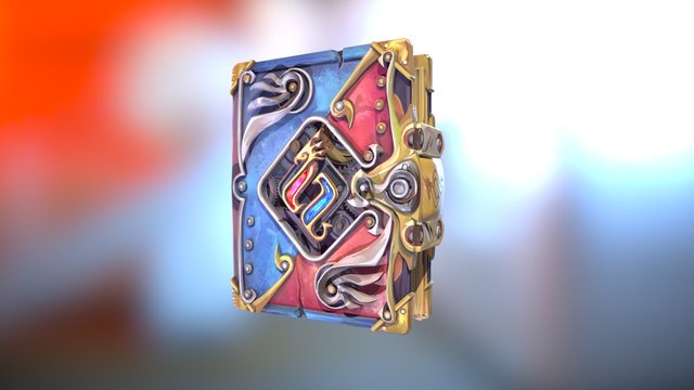 RuneScape Chronicle Book 3D Model